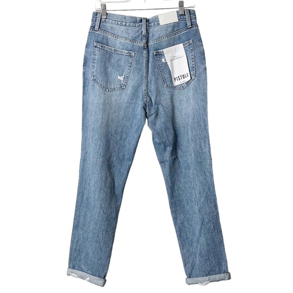 Pistola Presley High Rise Relaxed Roller Jeans - Picture 6 of 6